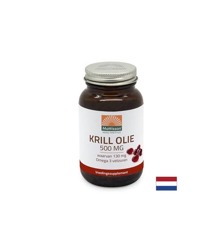 Сърдечно-съдова и нервна система - Крил (масло), 500 mg x 60 капсули Mattisson Healthstyle