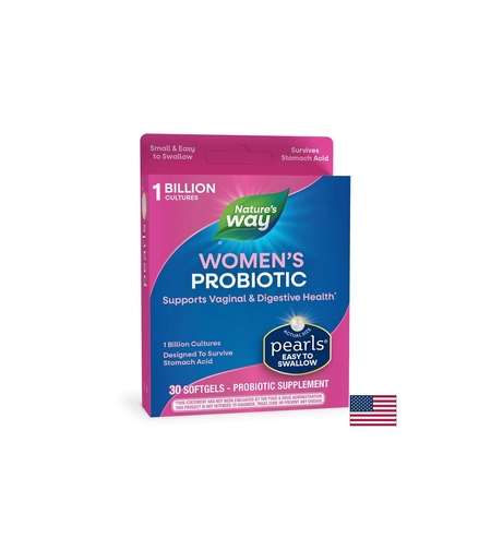 Pearls® Probiotic Women`s/ Пърлс® Пробиотик за жени 1 млрд. активни пробиотиици х 30 софтгел капсули