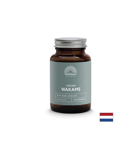 Щитовидна жлеза - Уакаме (водорасли),1000 mgх60 капсули Mattisson Healthstyle