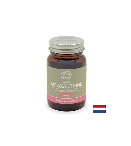 Антиоксидант - Астаксантин (от водорасли), 60 капсули Mattisson Healthstyle