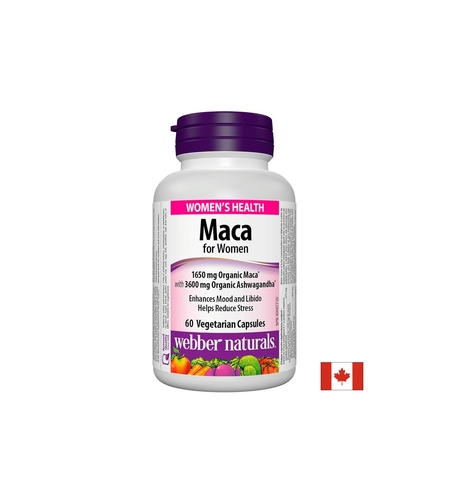 Maca for Women/ Мака за жени х 60 капсули Webber Naturals