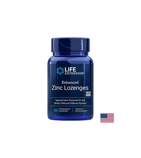 Enhanced Zinc Lozenges/ Цинк х 30 таблетки за смучене
