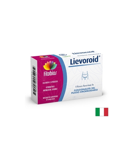 Lievoroid - при разширени вени и венозна недостатъчност - Билков комплекс с див кестен и бодлив залист, 20 таблетки