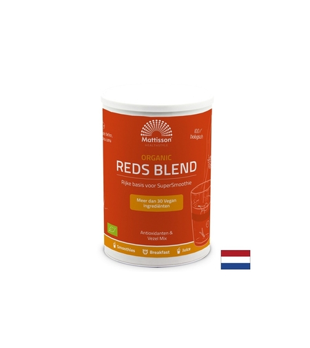 Зеленчуково-плодова смес за смути Био Reds Blend Powder 400 g