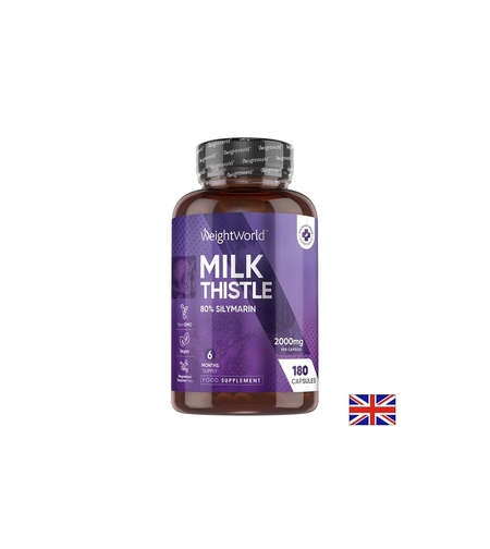 Бял трън 2000 mg – Черен дроб и детокс, 180 капсули