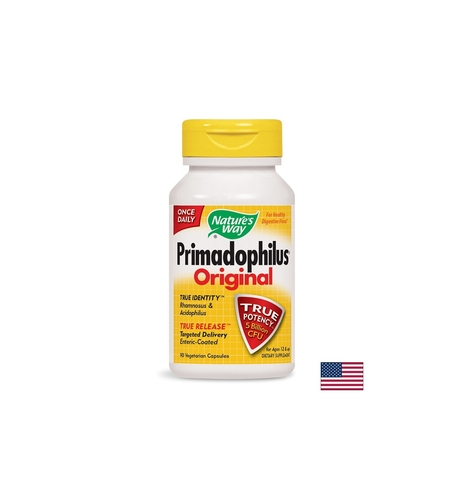 Primadophilus Original - Примадофилус Original 5 млрд. активни пробиотици, 90 капсули Nature’s Way