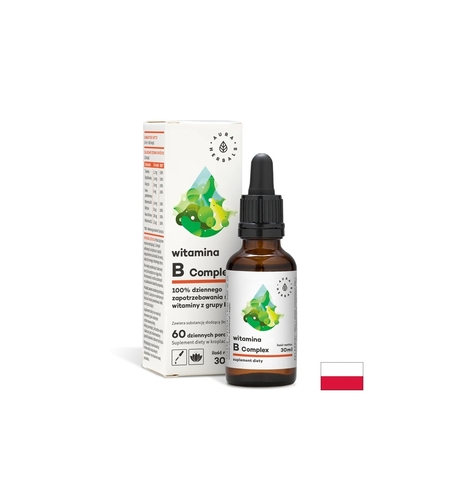 Нервна система - Витамин В комплекс, 30 ml капки Aura Herbals