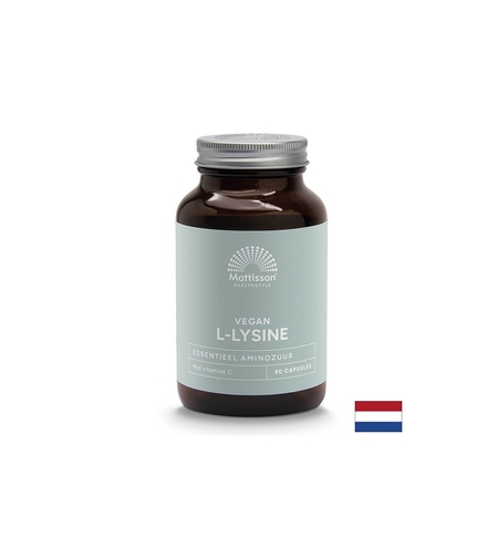 Херпес симплекс, кости и стави - Л-Лизин + Витамин С, 90 капсули Mattisson Healthstyle