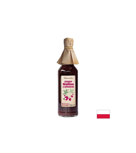 Малинов сироп с пчелен мед 500 ml