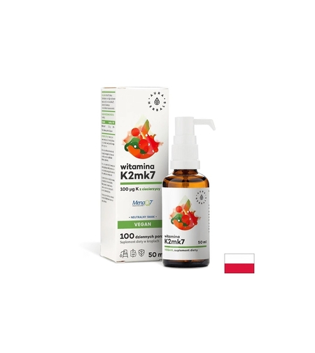 Кости и стави - Витамин K2 (веган формула), 50 ml капки