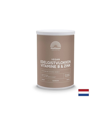 Хранителна мая + Витамин Б12 + Цинк, 200 g Mattisson Healthstyle