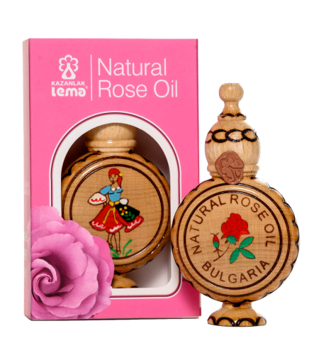 Натурално розово масло (Otto) - 0.5 ml.