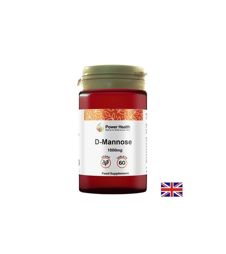D-Маноза При цистит и дискомфорт в пикочните пътища 1000 mg, 60 таблетки