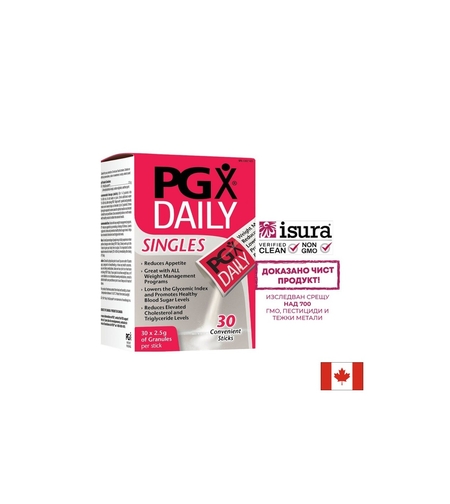PGX® Daily Ultra Singles / За отслабване/, 30 сашета Natural Factors