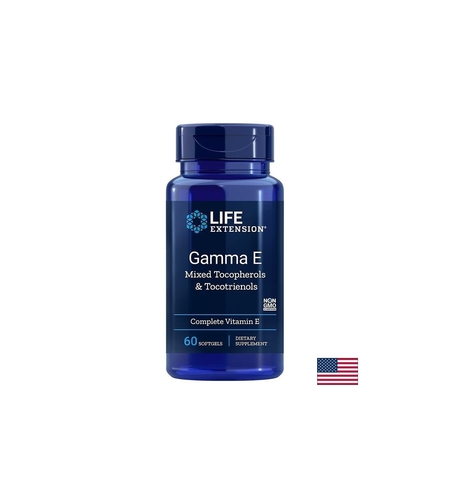 Gamma E Mixed Tocopherols & Tocotrienols / Витамин Е (миксирани токофероли и токотриеноли) х 60 софтгел капсули