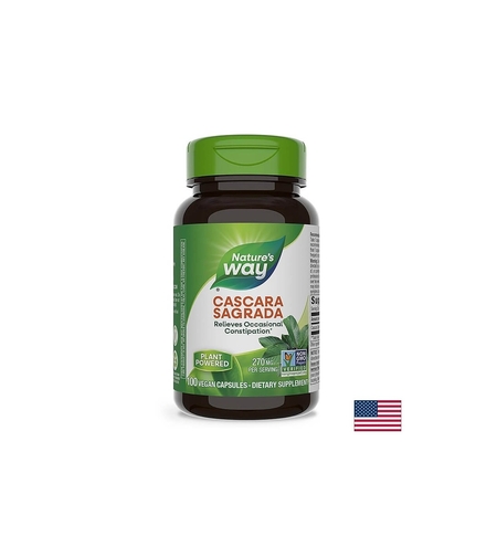 Cascara Sagrada/ Зърнастец (кора) 270 mg х 100 капсули Nature’s Way