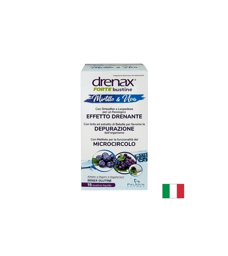 Drenax® Forte+ Боровинка и Гроздово семе (против задържане на течности), 15 сашета