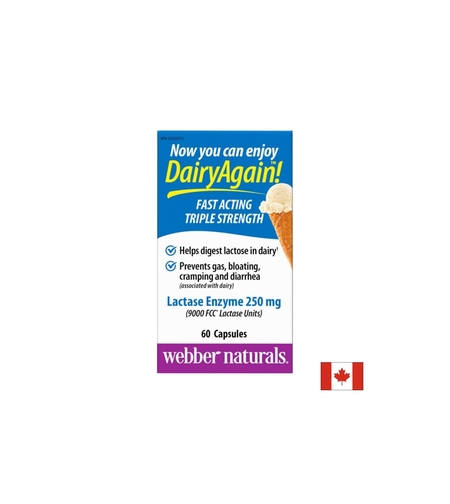 Lactase Enzyme - Лактаза ензим, 60 капсули