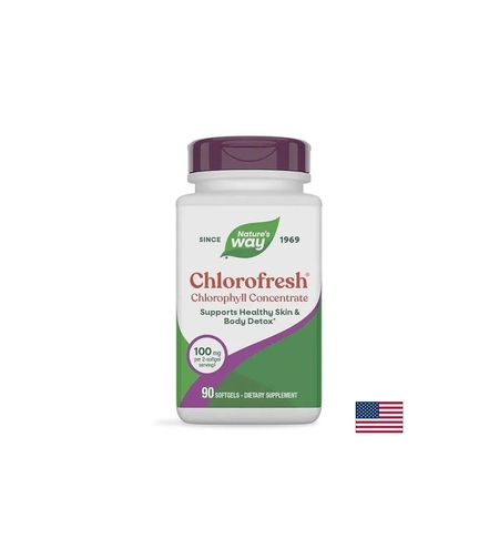 Chlorofresh® Chlorophyll Concentrate/ Хлорофреш® Хлорофил концентрат х 90 софтгел капсули Nature’s Way
