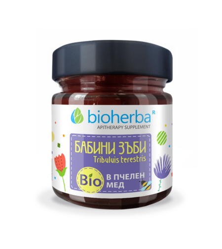 БАБИНИ ЗЪБИ В БИО ПЧЕЛЕН МЕД, БИОХЕРБА, 280 гр.