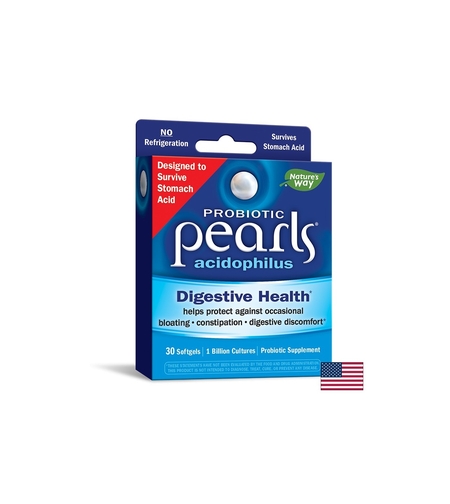 Pearls® Probiotic / Пърлс® Пробиотик, 1 млрд. активни пробиотици x 30 софтгел капсули Nature’s Way