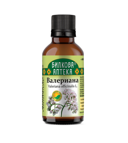 ВАЛЕРИАНА, тинктура 50 мл.