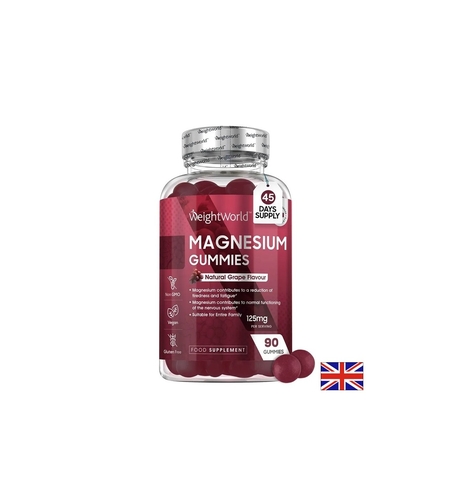 Магнезий цитрат 125 mg Мускули, енергия и сърце 90 желирани таблетки
