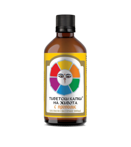 ТИБЕТСКИ КАПКИ С ПРОПОЛИС, тинктура 100 мл