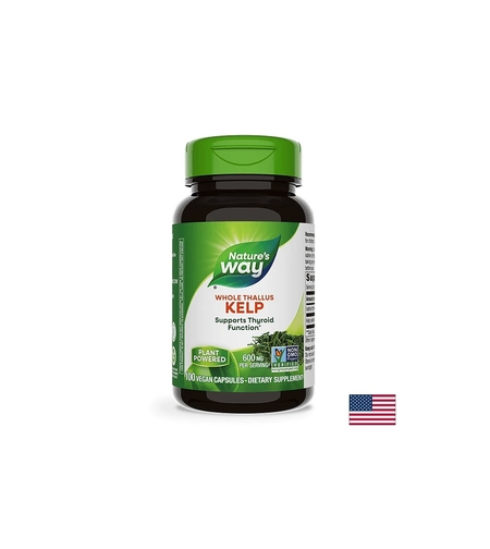 Kelp Whole Thallus/ Келп / Kафяви водорасли 600 mg x 100 капсули Nature’s Way