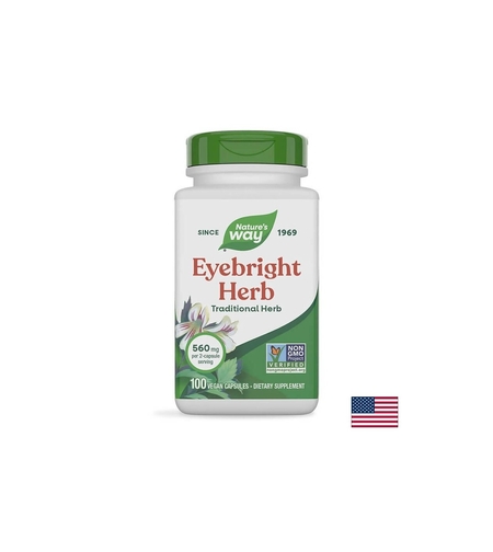 Eyebright Herb - Очанка – билка за здрави очи, 430 mg, 100 капсули  Nature’s Way