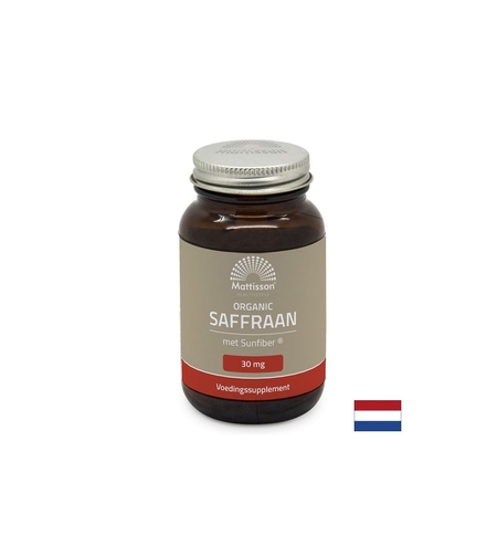 Мозъчна функция - Шафран Organic - Sunfiber, 30 mg x 60 капсули Mattisson Healthstyle