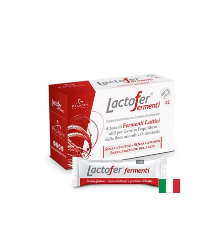 Пробиотик Lactofer® (Лактофер) - Облекчение при запек, подуване и тежест, 5 милиарда живи култури, 12 сашета
