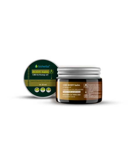 CBD мехлем / CBD balm, с арника, коноп, мента, розмарин, 30 мл, БИОХЕРБА