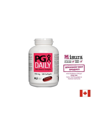 PGX® Daily Ultra Matrix / За отслабване / 750 mg x 120 софтгел капсули Natural Factors