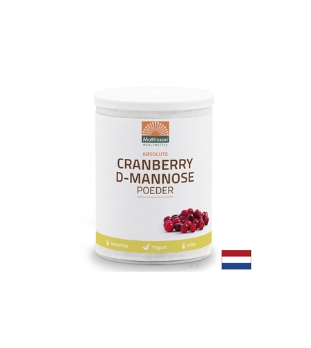 Уринарен тракт - Червена Боровинка + D-Маноза, 100 g прах Mattisson Healthstyle