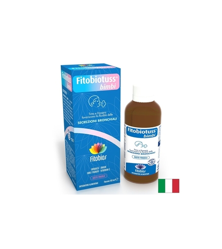 Fitobiotuss Bimbi – Сироп за кашлица за деца и възрастни, с мащерка и бъз, 150 ml