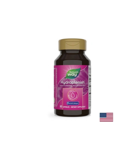 Колаген с хиалуронова киселина Hydraplenish® - Красива кожа и здрави стави, 500 mg, 60 капсули Nature’s Way