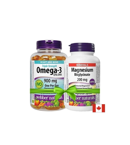 Омега-3 Triple Strength (тройна концентрация) 1425 mg х 80 софтгел капсули + ПОДАРЪК Магнезий (бисглицинат) 200 mg х 60 V капсули