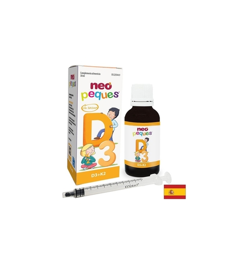 Витамин D3 10 µg и K2 22.5 µg – Кости и зъби при деца, 30 ml капки