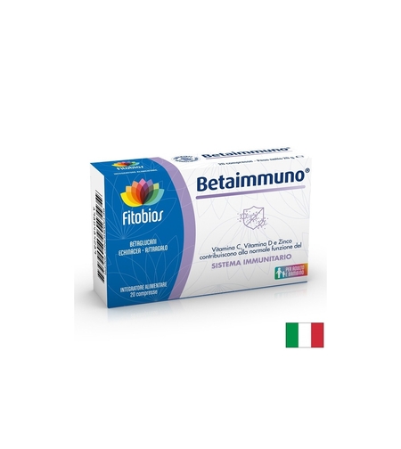 Бетаимуно Ехинацея 200 mg + Витамин C 100 mg x 20 таблетки