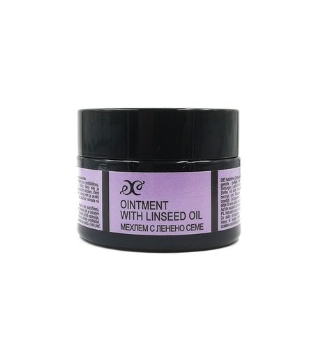 Крем-мехлем с ленено семе, за възпалена кожа, Христина, 40 мл.