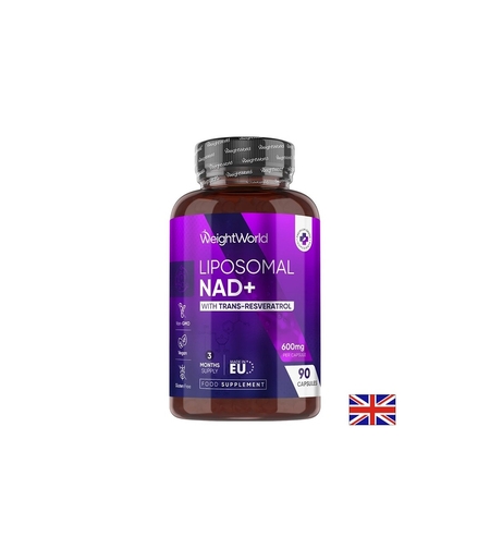 Липозомен NAD+ 250 mg с транс-ресвератрол 100 mg Анти-ейджинг и клетъчна енергия 90 капсули