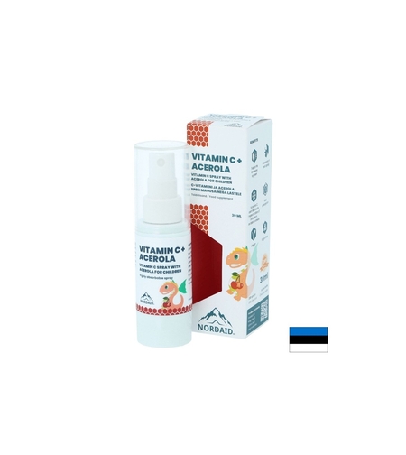 Имунитет - Витамин С + Ацерола, спрей с вкус на касис 30 ml/ 200 впръсквания Nordaid