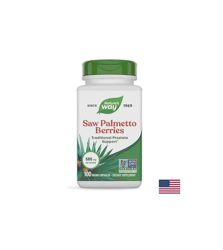 Saw Palmetto Berries/ Сао палмето (плод) 585 mg x 100 капсули Nature’s Way