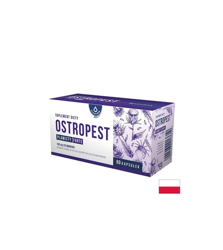 Ostropest Бял трън Пречистване на черния дроб и подкрепа за жлъчката 214 mg, 60 капсули