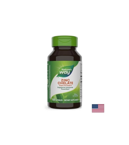Zinc Chelate/ Цинк (хелат) х 100 капсули Nature’s Way