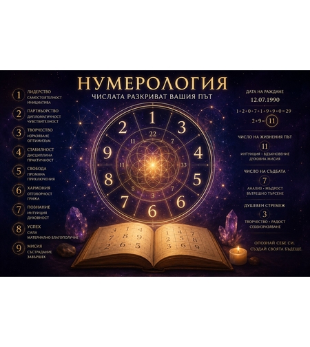 Изготвяне и анализ на натална нумерологична карта
