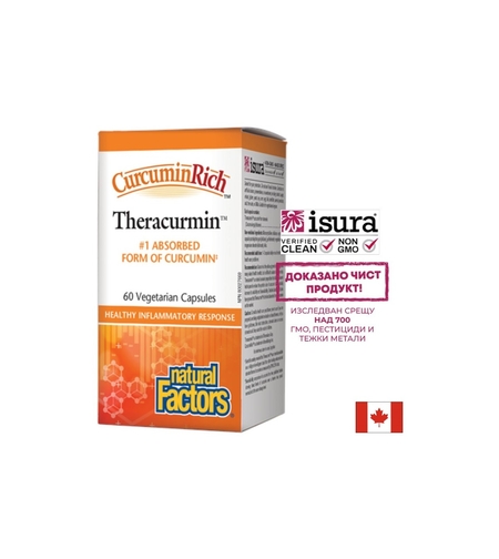 CurcuminRich™ Theracurmin™/ Теракурмин™ 30 mg х 60 капсули Natural Factors