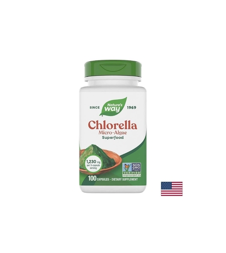 Chlorella Micro-Algae/ Хлорела (микро-водорасли) 410 mg х 100 капсули Nature’s Way