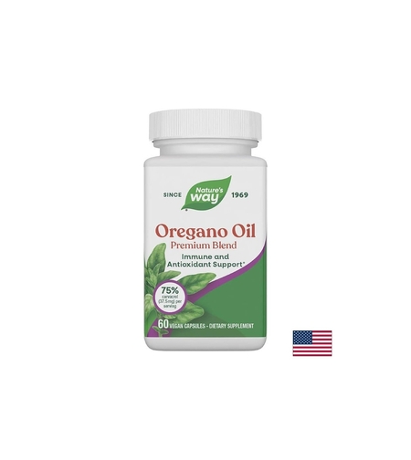 Oregano Oil 75-85% Carvacrol/ Риган масло х 60 капсули Nature’s Way